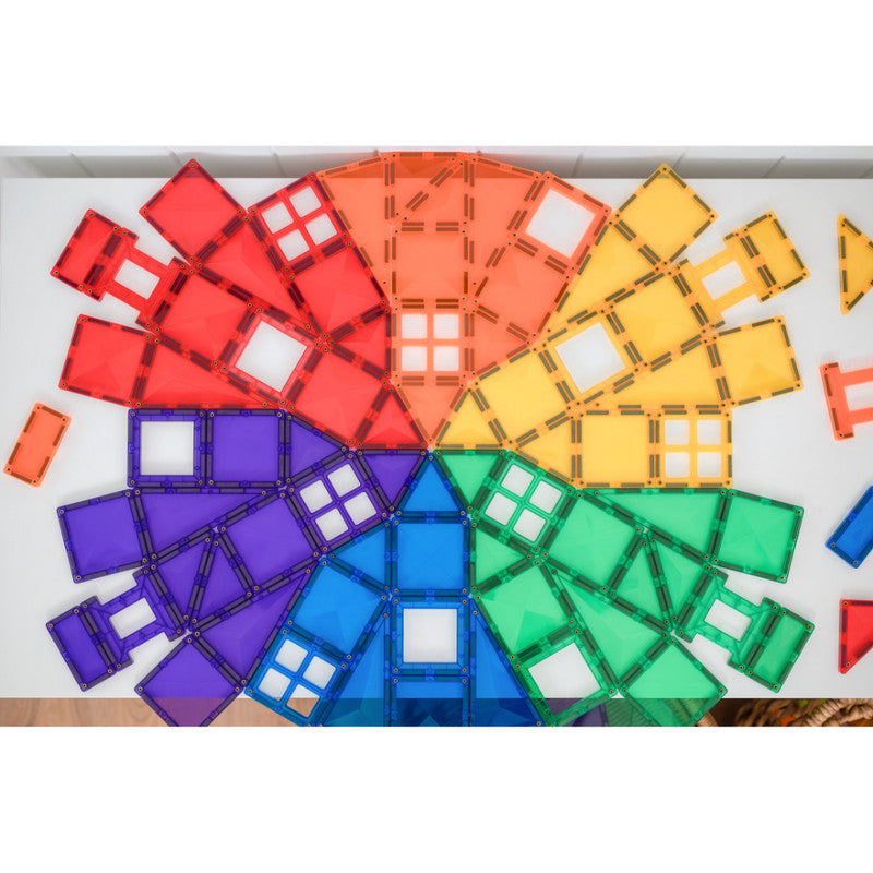 Connetix Multi Creative 102 Piece Magnetic Tiles Pack-Multi