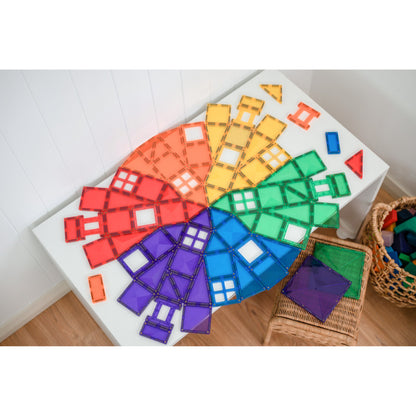 Connetix Multi Creative 102 Piece Magnetic Tiles Pack-Multi