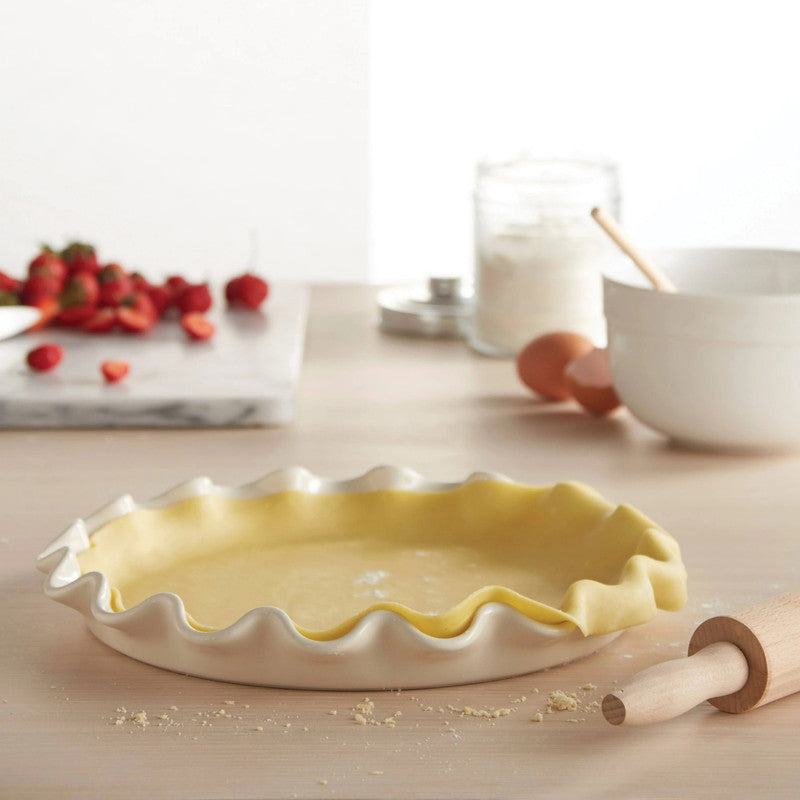 Emile Henry Ruffled Tart Dish - Clay