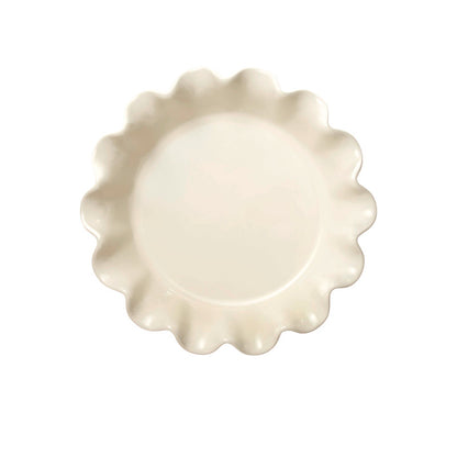 Emile Henry Ruffled Pie Dish - Clay