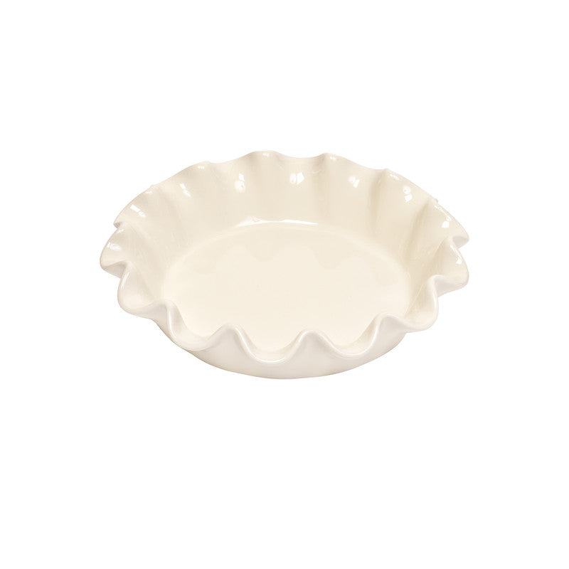 Emile Henry Ruffled Pie Dish - Clay