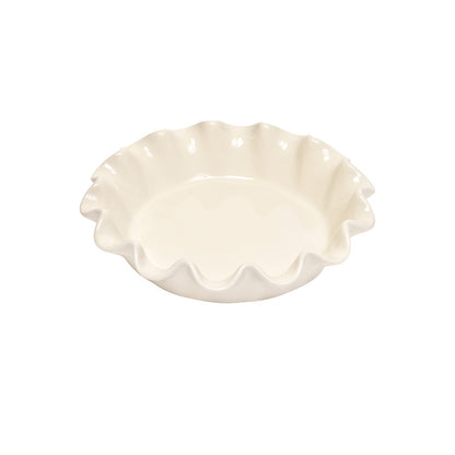 Emile Henry Ruffled Pie Dish - Clay