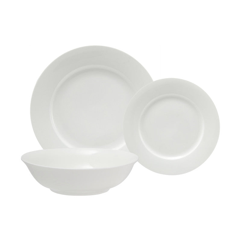 Maxwell & Williams White Basics European Rim 30 Piece Dinner Set