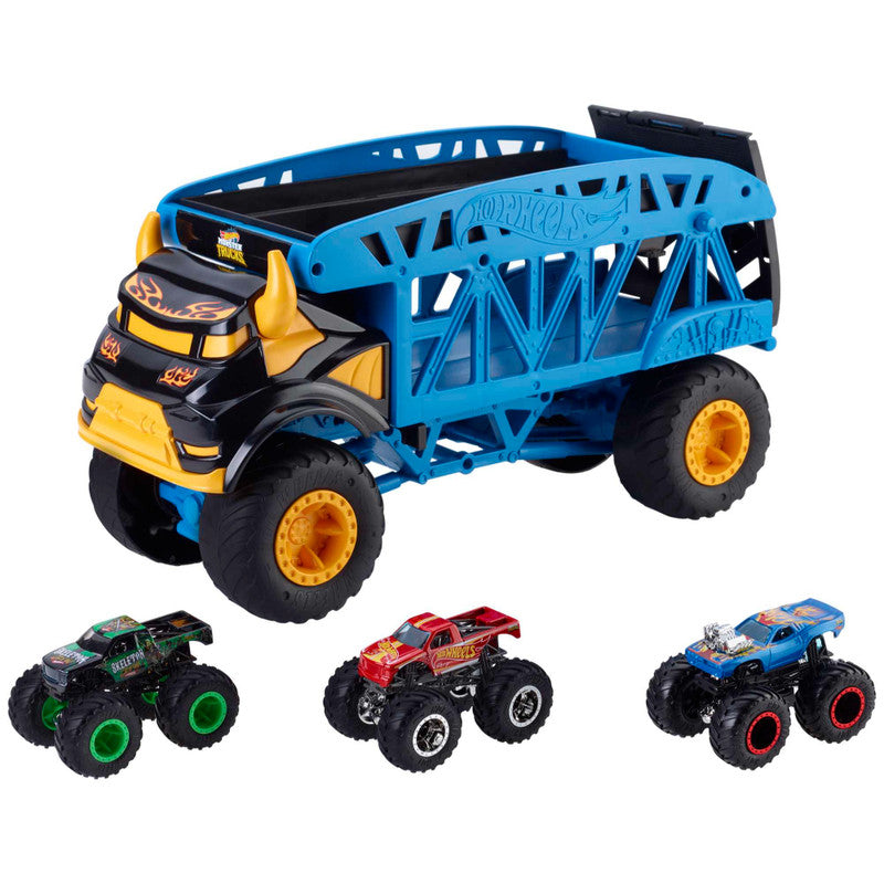 Hot Wheels Monster Mover and 3 Trucks Vehicle