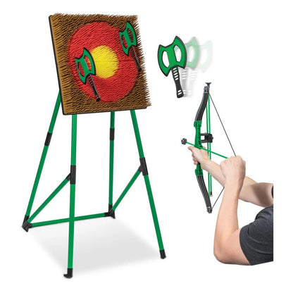 Go Play! 2-in-1 Axe Throw & Archery Set