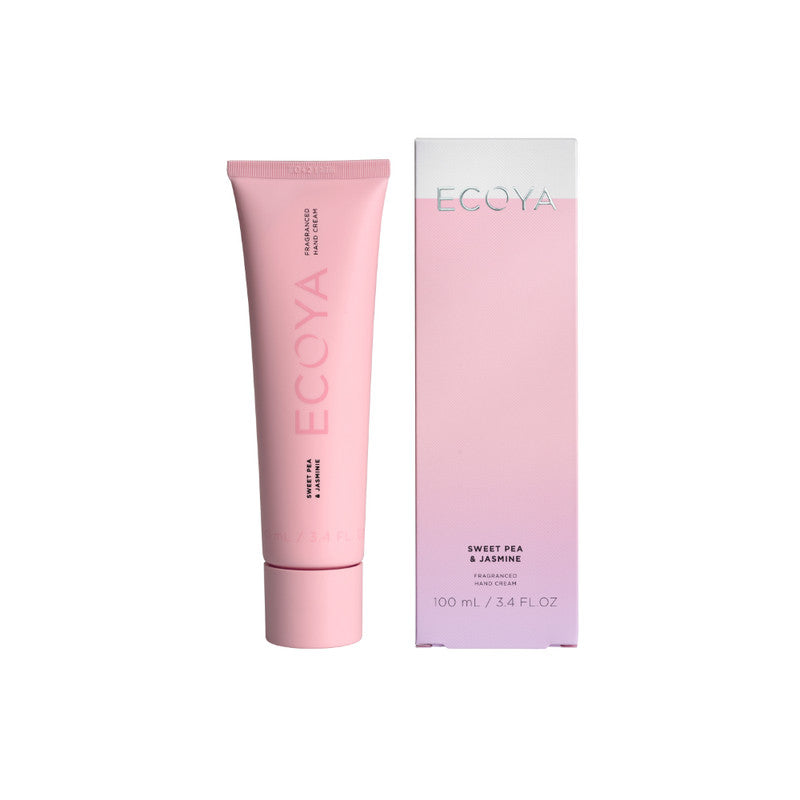 Ecoya Sweet Pea & Jasmine Hand Cream - Pink