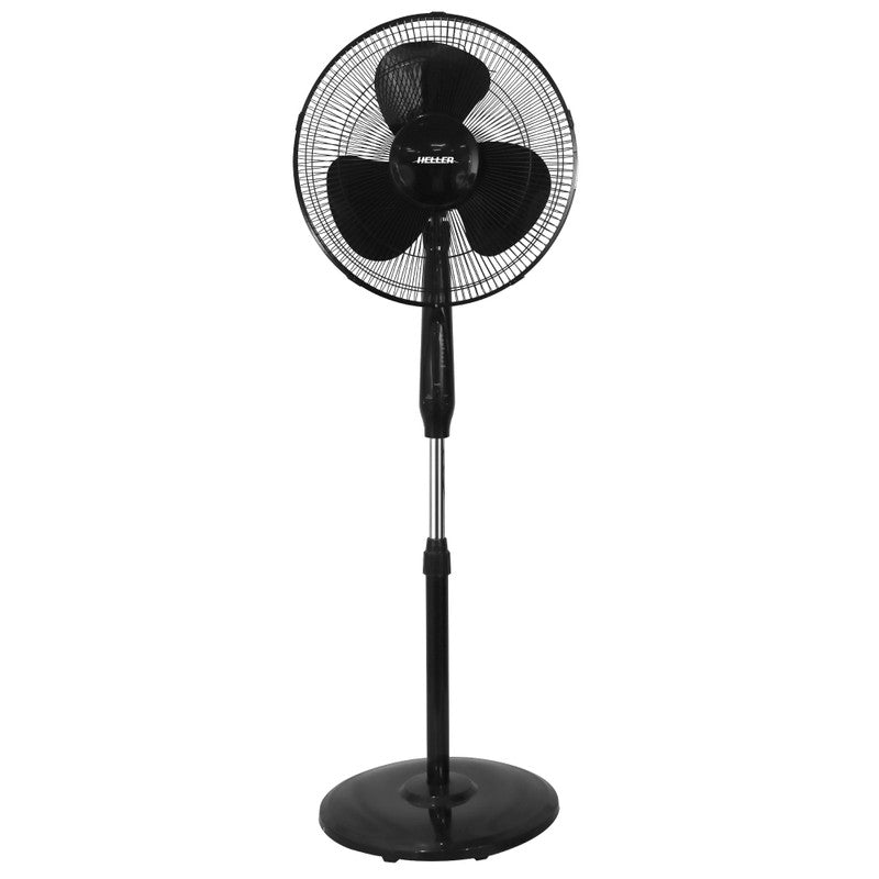 Heller 40cm Pedestal Fan with Remote Control-Black