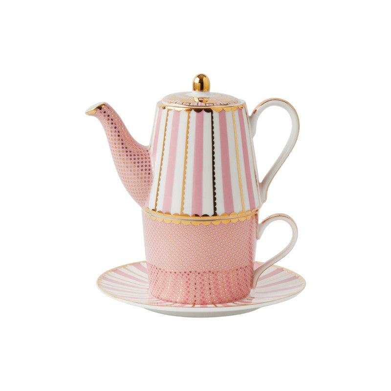 Maxwell & Williams Teas & C's Regency Tea for One With Infuser 340ml - Pink