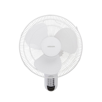 Heller 40cm Wall Fan with Remote Control-White