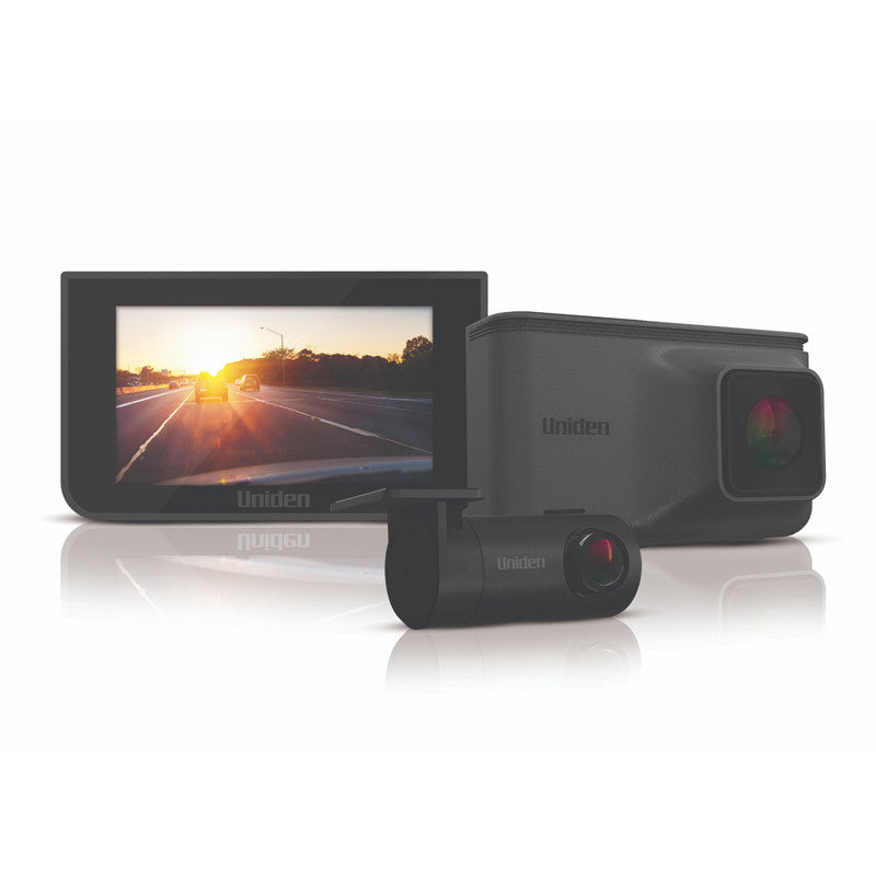 Uniden 2K Dash Cam with Rear Camera - Black