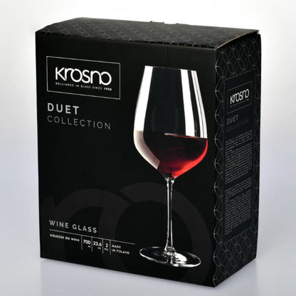 Krosno Duet Wine Glass 700ml Set of 4 - Clear
