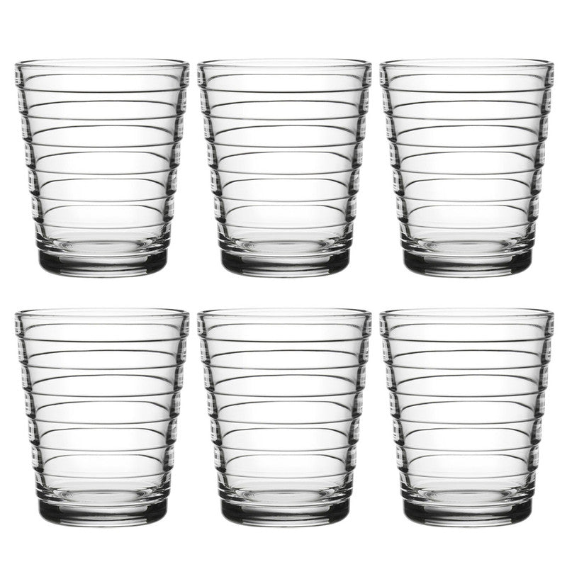 Littala Aino Aalto Tumbler Clear - Set of 6