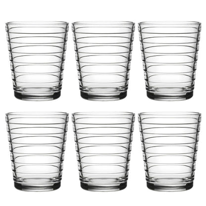 Littala Aino Aalto Tumbler Clear - Set of 6