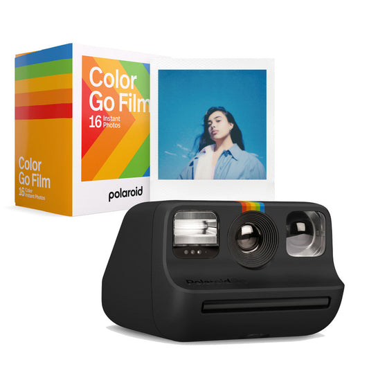 Polaroid Black Go Instant Camera with Extra Film