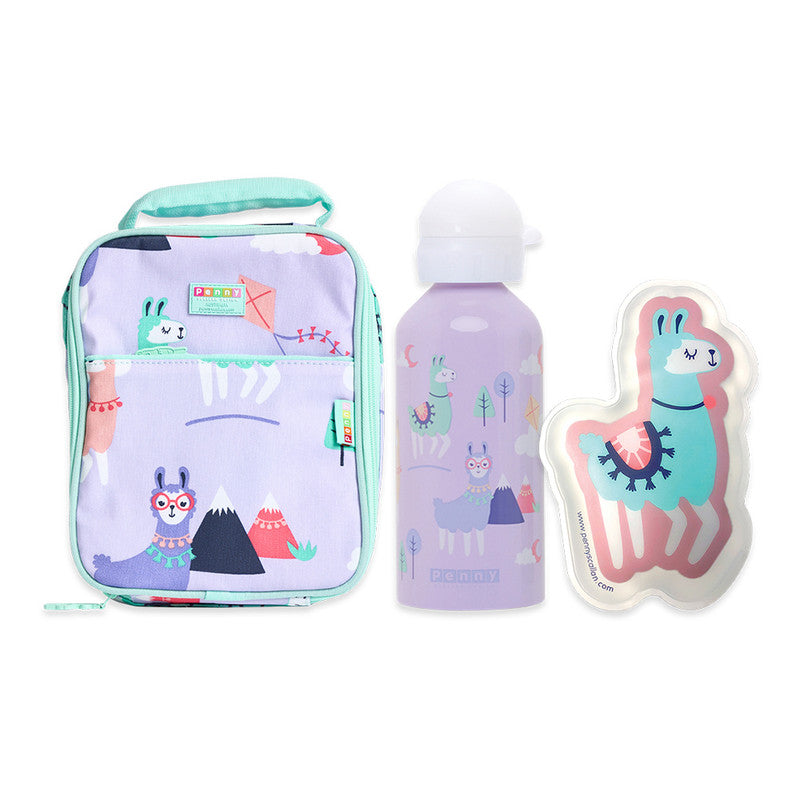 Penny Scallan Cooler Bag, Bottle & Hot/Cold Pack Lunch Set-Multi