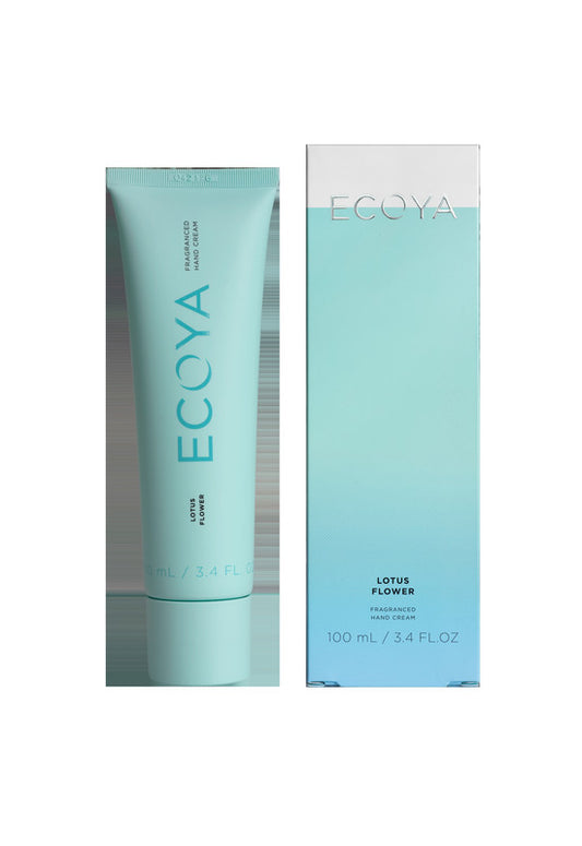 Ecoya Lotus Flower Hand Cream 100ml Pack of  2 - Blue