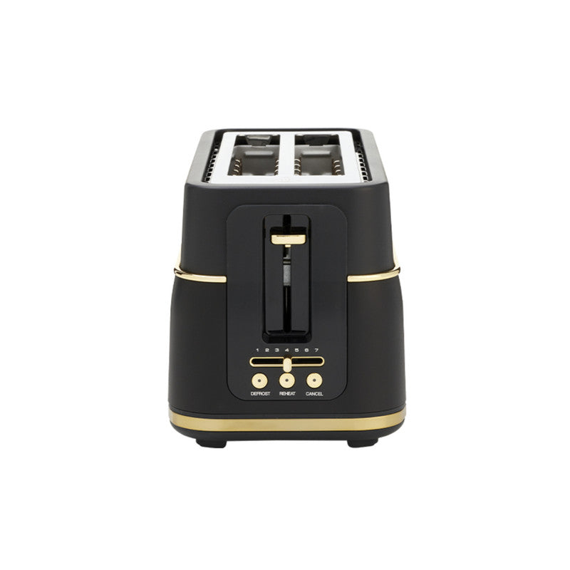 Morphy Richards Signature Soft Gold 1.5L Kettle & 4 Slice Toaster - Black