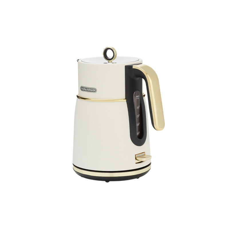 Morphy Richards Signature Soft Gold 1.5L Kettle & 4 Slice Toaster - White