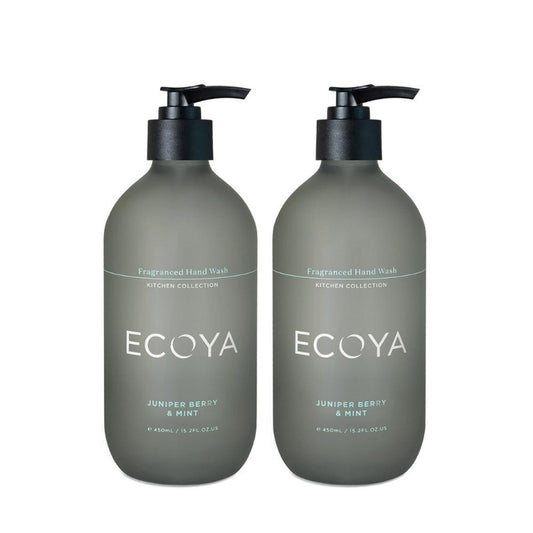 Ecoya Juniper Berry & Mint 450ml Fragranced Hand Wash Pack of 2