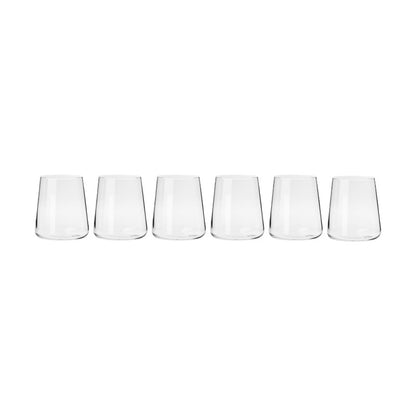 Krosno Avant-Garde Tumbler 380ml Set of 6 - Clear