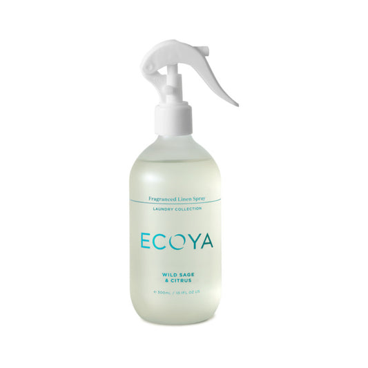 Ecoya Wild Sage & Citrus Fragranced Linen Spray -White