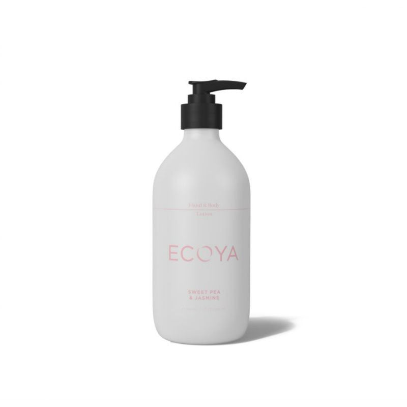 Ecoya Sweet Pea & Jasmine 450ml Hand and Body Lotion - Pink