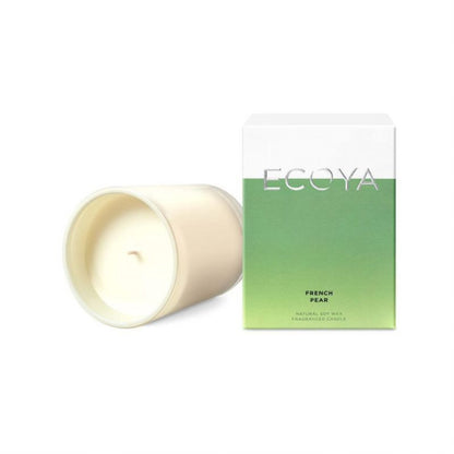 Ecoya French Pear 400g Madison Jar Candle - Green