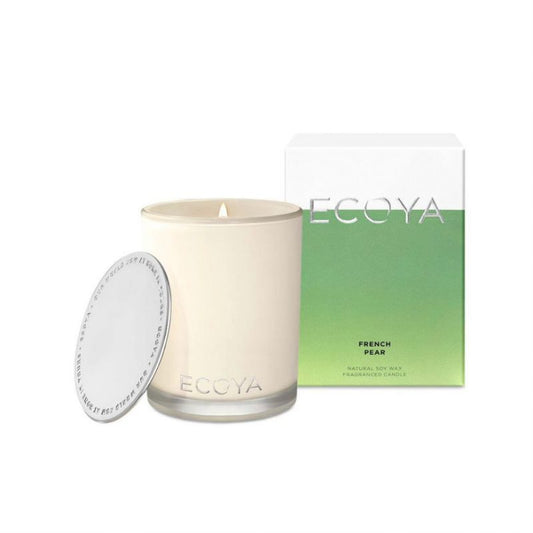 Ecoya French Pear 400g Madison Jar Candle - Green