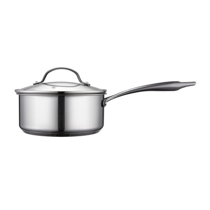 MasterPro McKinnon Stainless Steel 4 Piece Cookware Set - Silver
