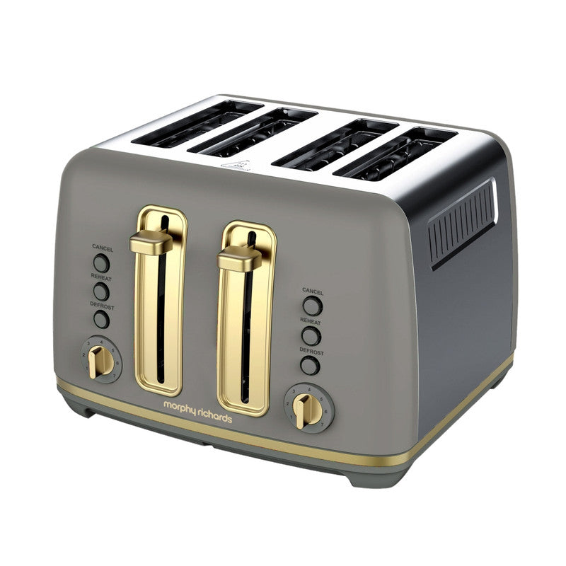 Morphy Richards Ascend Soft Gold 4 Slice Toaster - Mushroom Grey