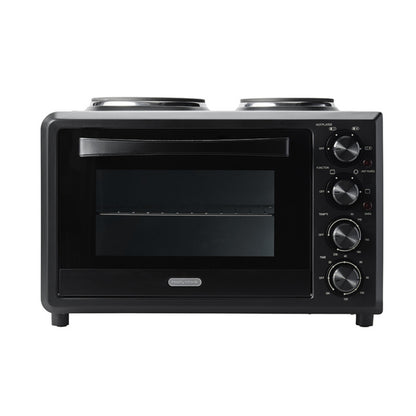 Morphy Richards 32L Benchtop Convection Oven with Hot Plates - Black