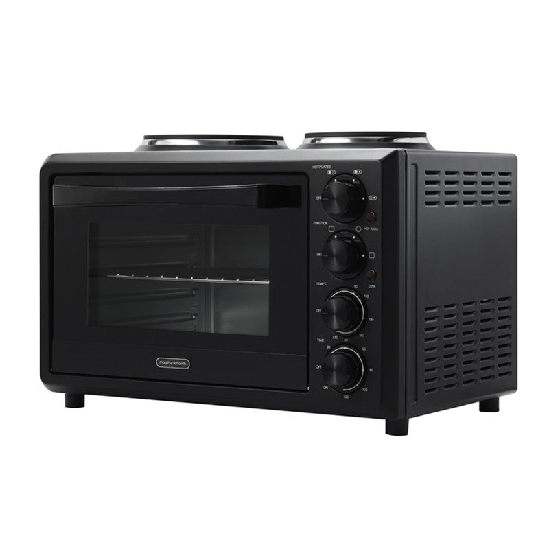 Morphy Richards 32L Benchtop Convection Oven with Hot Plates - Black