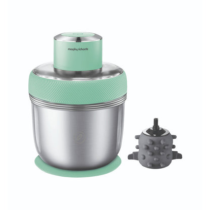 Morphy Richards Stainless Steel Chopper - Spearmint Green