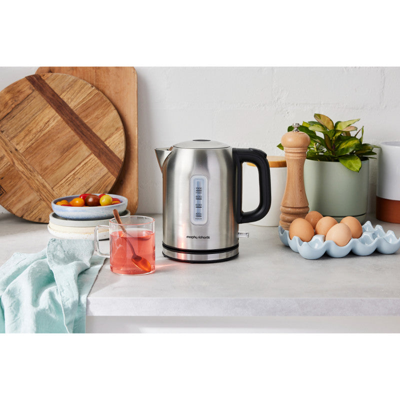 Morphy Richards Equip 1L Jug Kettle - Stainless Steel