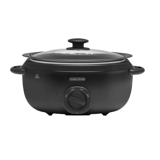 Morphy Richards 6.5L Sear & Stew Slow Cooker - Matte Black