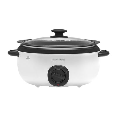 Morphy Richards 6.5L Sear & Stew Slow Cooker - Vivid White