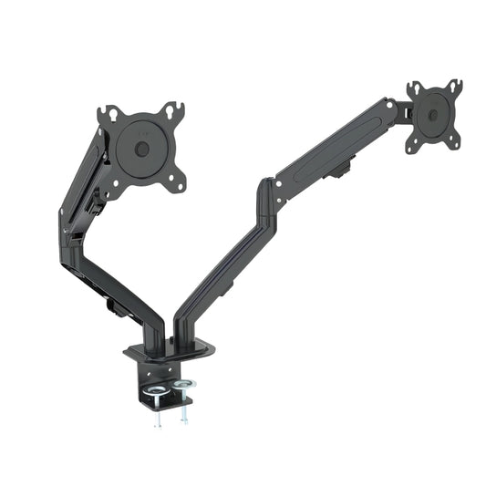 Monster Adjustable Dual Arm Monitor Mount / VESA 75 & 100mm / Up to 27'' Screens