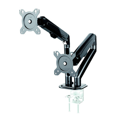 Monster Adjustable Dual Arm Monitor Mount / VESA 75 & 100mm / Up to 27'' Screens