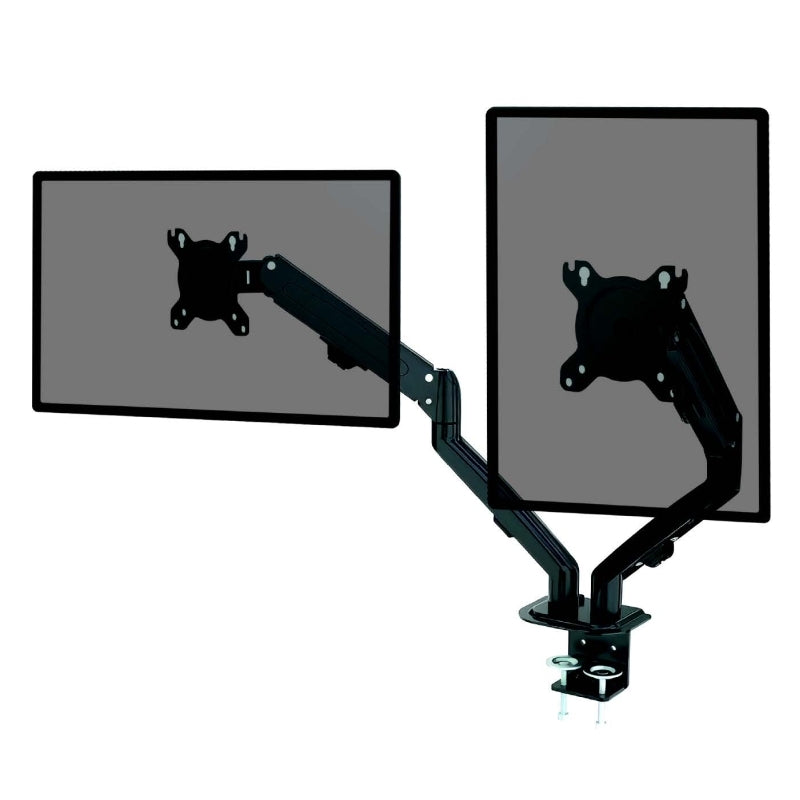 Monster Adjustable Dual Arm Monitor Mount / VESA 75 & 100mm / Up to 27'' Screens
