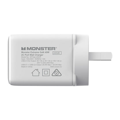 Monster GaN Wall Charger 45W