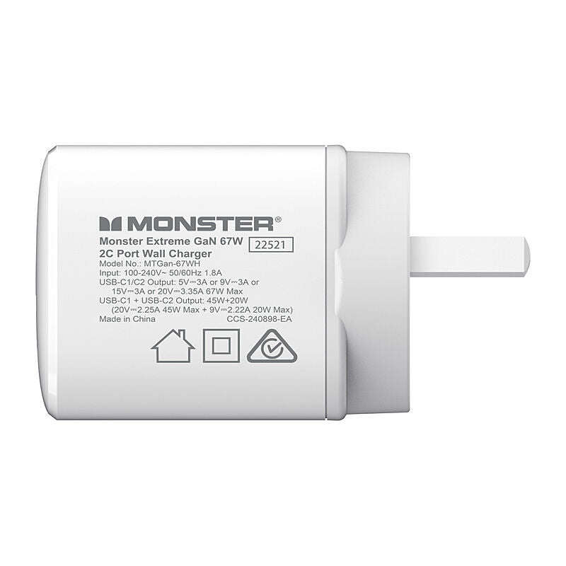 Monster GaN Wall Charger 67W