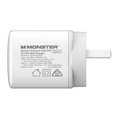 Monster GaN Wall Charger 67W