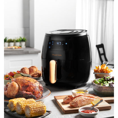 Russell Hobbs 5.7L Brooklyn Air Fryer - Black & Rose gold