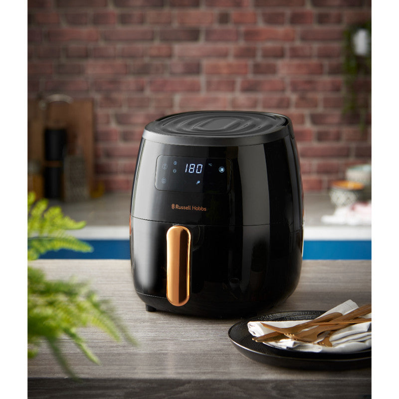 Russell Hobbs 5.7L Brooklyn Air Fryer - Black & Rose gold