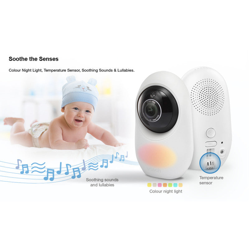 VTech Baby 2.8" Smart Wi-Fi Full Colour Baby Video Monitor - White