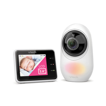 VTech Baby 2.8" Smart Wi-Fi Full Colour Baby Video Monitor - White