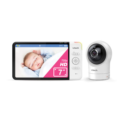 VTech Baby 7" Pan & Tilt Smart High-Definition Video Monitor - White