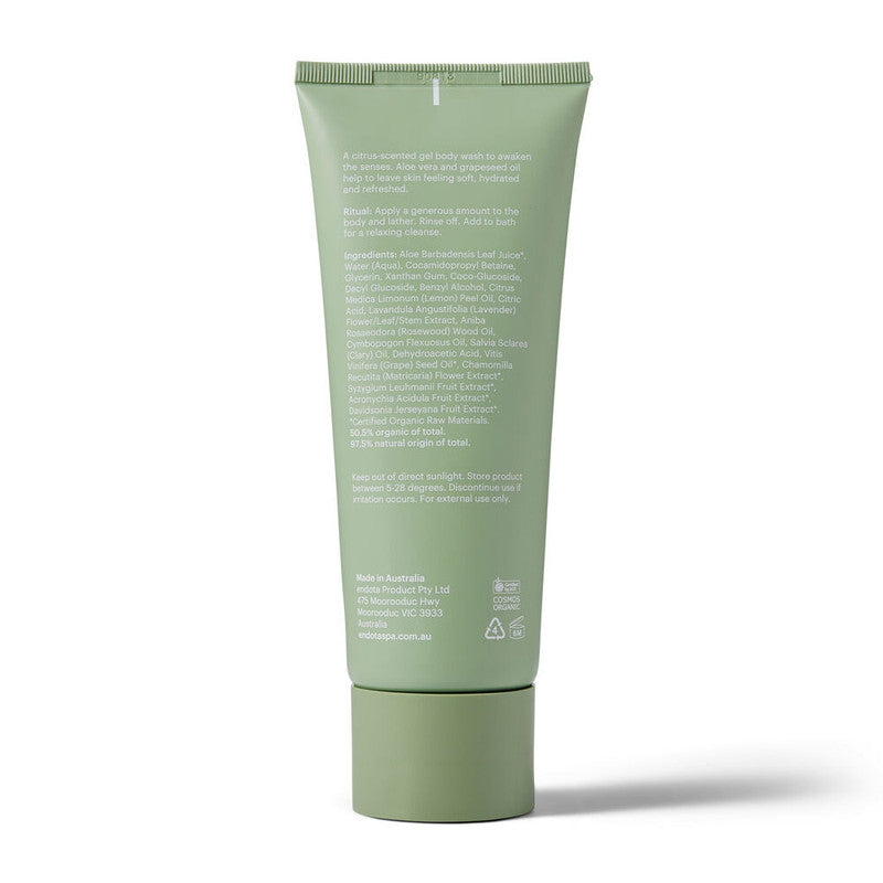 Endota Lemon Peel & Sage Body Cleanser 180ml