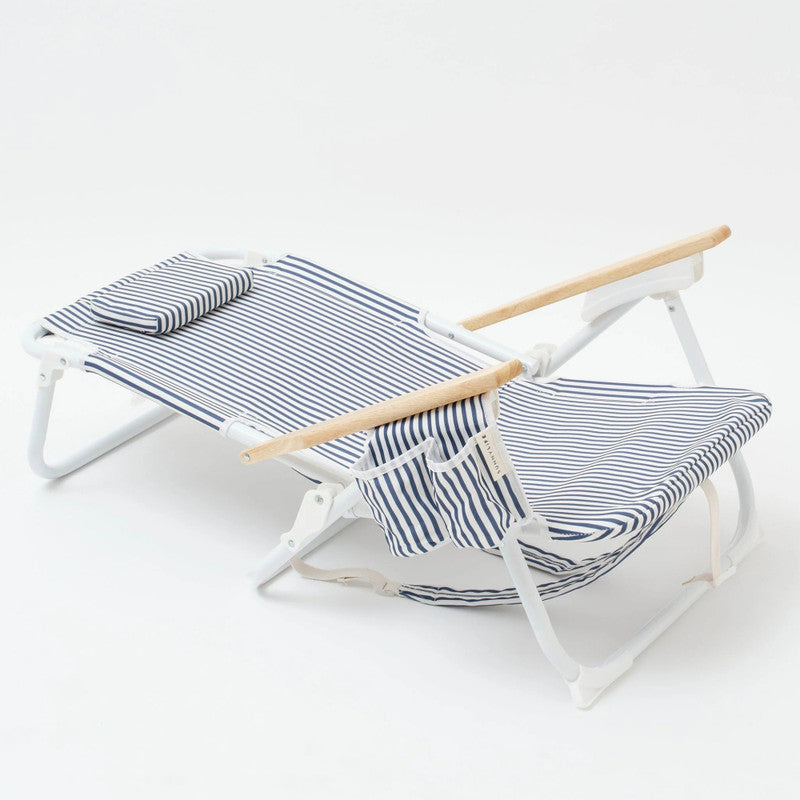 Sunnylife The Resort Luxe Beach Chair - Coastal Blue