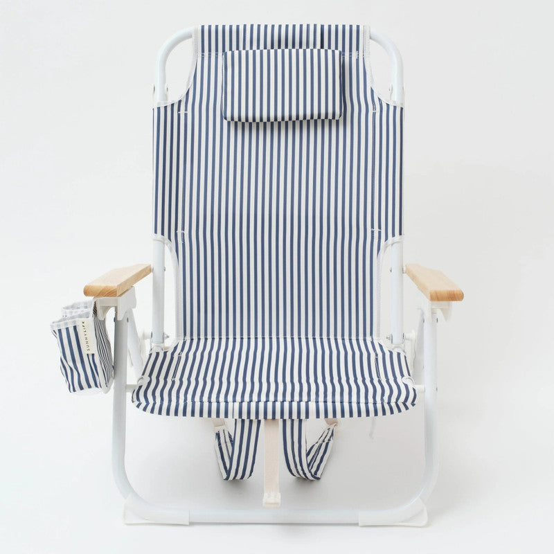 Sunnylife The Resort Luxe Beach Chair - Coastal Blue